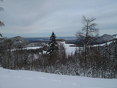 Blick zurück zum Chiemsee