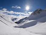 Der Blick zurück auf den Kleinen Mugkogel