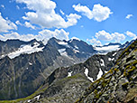 Blick zur Östlichen Seespitze und zur Ruderhofspitze