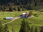 Blick hinunter zum Bodenschneidhaus