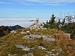 Gipfel der Rinnerspitz mit Gipfelsteinmann