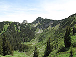 Nun blicken wir erstmals hinüber zum Risserkogel