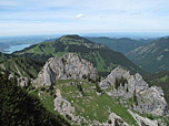 Blankenstein, darüber Tegernsee und Wallberg