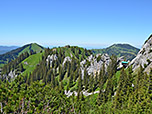 Blick zum Setzberg und zum Wallberg