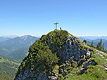 Nach einer Gehzeit von 2 ¾ Stunden ist der Gipfel des Risserkogels erreicht