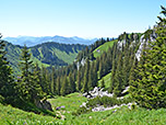 Wir schlagen den Weg zur Röthensteinalm ein...