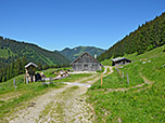 ...und führt uns hinunter zu Röthensteiner Alm