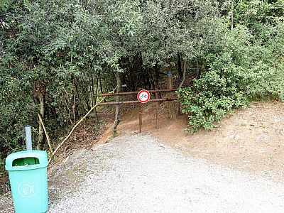 Hier können wir über einen Pfad abkürzen ...