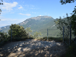 Der Ausblick von der Nordbatterie zum Monte Stivo