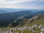 Der Ausblick auf Filzmoos im Tal