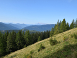 Der Blick in die Ferne nach Westen Richtung  Hochkönig