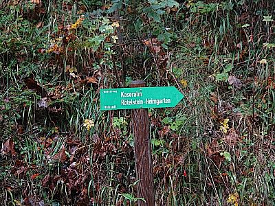 und gleich wieder rechts