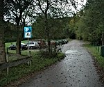 Parkplatz am Ende der Heimgartenstraße