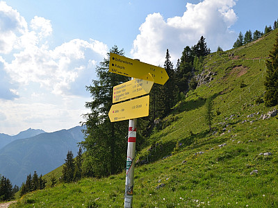 Der Dalfazerkamm steht bei uns an einem anderen Tag auf dem Programm