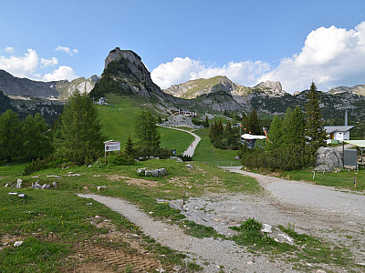Der Gschöllkopf von der Erfurter Hütte
