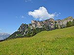 Blick zu den Dalfazer Wänden