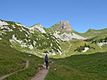 ...und halten auf den Roßkopf zu