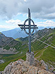 Das Gipfelkreuz der Rofanspitze