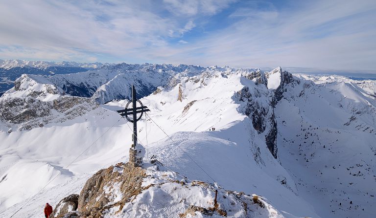 Rofanspitze (2259 m) als Skitour mit Abfahrt nach Wiesing