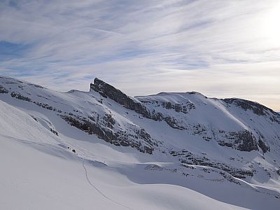 Der markante Sagzahn im Osten