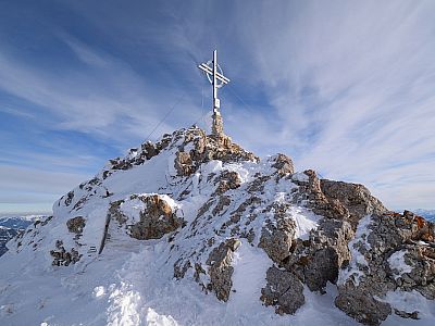 Das Gipfelkreuz der Rofanspitze