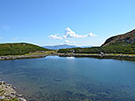 Ein letzter Blick auf den See, ...
