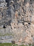 Klettersteig Einstieg vom Wanderweg aus