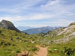 Blick zurück auf den Aufstiegsweg