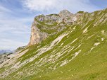 Blick zum Rosskopf mit Wanderweg zum Einstieg