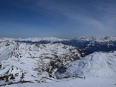 Der Ausblick nach Osten zum Zillertal