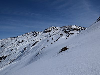 Die letzten Meter bis zum Sidanjoch