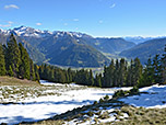 Blick hinunter ins Eisacktal