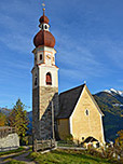 Die Kirche zum Heiligen Veit in Obertelfes