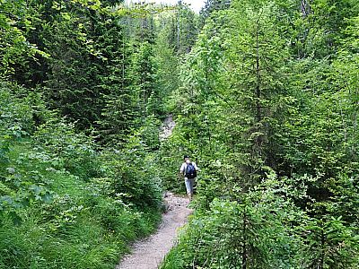 Bei erstmal wenig Aussicht...