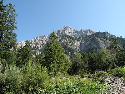 Blick zur Roten Flüh