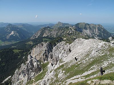 Links von der Mitte der Schartschrofen