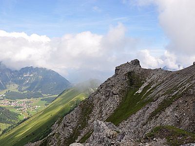 Nordgrat des Roten Stein