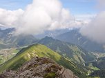 Blick über den Grat nach Norden