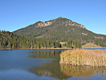 Blick über den Spitzingsee zum Brecherspitz