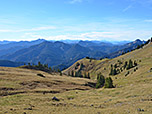 ...und Richtung Karwendel und Wettersteingebirge