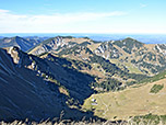 Blick zu Jägerkamp, Benzingspitz und Aiplspitz