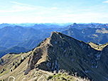 Hinten in der Bildmitte zeigt sich die Zugspitze