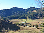 Blick über die Albert-Link-Hütte zum Stolzenberg