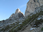 Der Durchschlupf zum Vajolonpass rückt näher