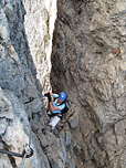 Ausstieg aus der Schlucht