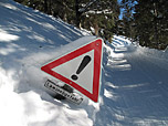 Erdrückt von den Schneemassen