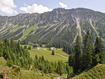 ... Mittelstation der Nebelhornbahn.