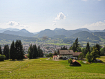 Das Cafe Breitenberg über Oberstdorf.