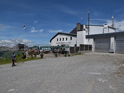 Die Rüfikopfbergstaion mit angeschlossenem Restaurant