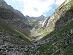 Blick zurück zum Gipfel des Säntis